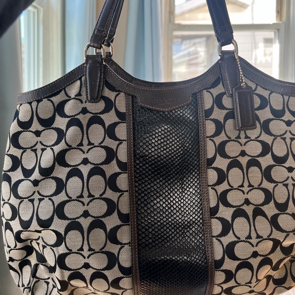 Coach pocketbook practically brand new.